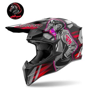 کلاه کاسکت کراسی آیرو AIROH مدل WRAAAP CYBER مات