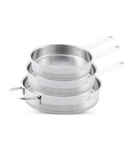 سرویس تابه استیل لایف اسمایل مدل P123FSET