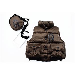 پافر دخترانه کیفدار لبوبو قهوه ای کد 10736