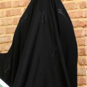 چادر عربی ندا  چادر عربی گلدوزی پروانه چادر مجلسی