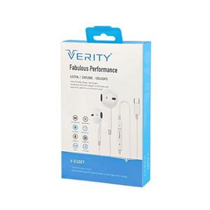 هندزفری تایپ سی وریتی V-E102T