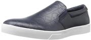 Calvin Klein Men's Ivo Brushed Ck Emboss Slip-On Loafer