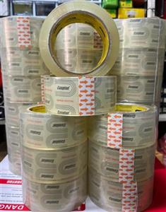 چسب پهن کاسپین مدل سوپر کریستال عرض 5 سانتی متر بسته 6 عددی