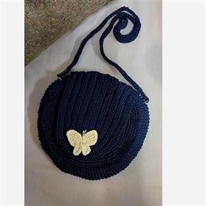 کیف دست بافت بافتنی دخترونه