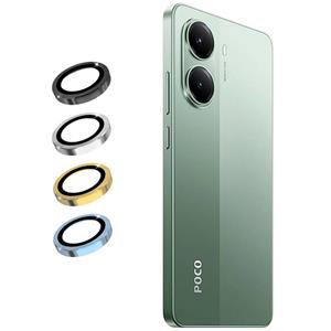 محافظ لنز دوربین مدل شیشه ای مناسب برای گوشی موبایل شیائومی poco X7 pro