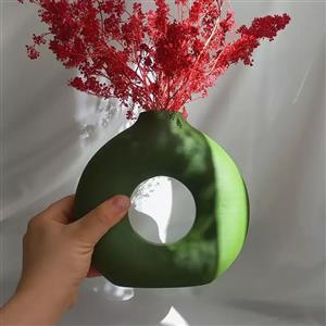 گلدان دوناتی  سنگ مصنوعی به رنگ دلخواه شما 
