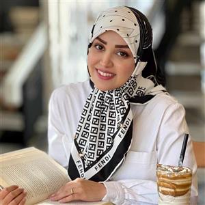 روسری لاکچری ابریشم قواره کوچیک فندی اروپایی  سفید مشکی جدید مزونی بهاری ana5045  آنالیا اسکارف با ارسال رایگان 