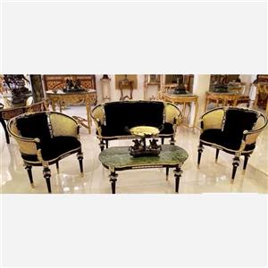 مبل نیم ست حصیری انجل