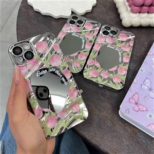 گارد آینه ای آیفون طرح لاله (426)