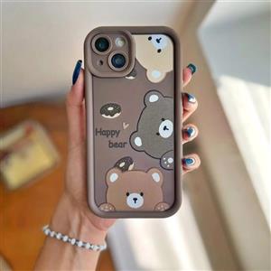 گارد سولید آیفون طرح خرس خوشحال (417)