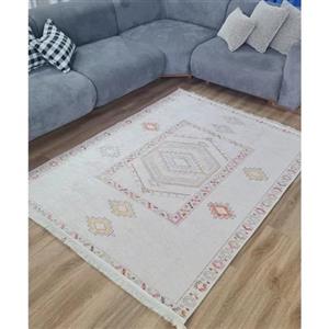 فرشینه | فرش چاپی برند حسن نیا مدرن هازان ترک طرح گبه کد M126 (پس کرایه)