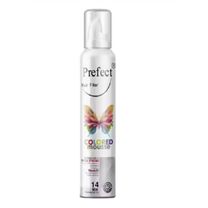 موس مو پرفکت هیر فیلر شماره 14 رنگ یخی  |Prefect HairFiller Colored mousse