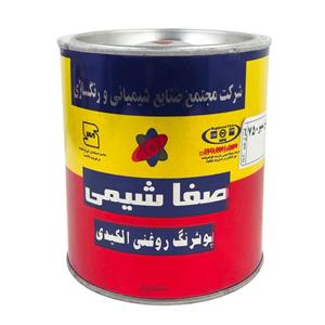 پوشرنگ روغنی الکیدی قرمز سیر صفا شیمی مدل R750 وزن 980 گرم