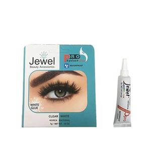 چسب مژه مصنوعی سفید جیول 1504 حجم 7 گرم