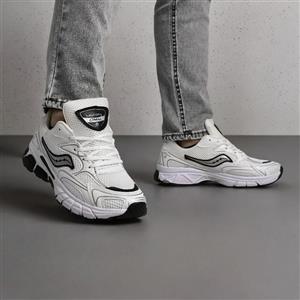 کتونی مردانه ساکونی مشکی سفید 2025