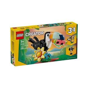 لگو و اسباب بازی های ساخت محور ® CREATOR 3 IN 1 WILD ANIMALS: TROPICAL TOUCAN BIRD 31173 7  TOY BUILDING SET 225P اورجینال LEGO
