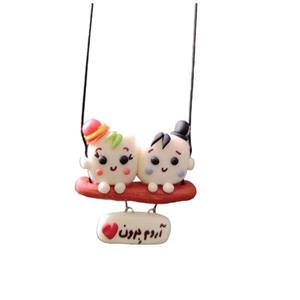  آویز خودرو مدل قند دوتایی 