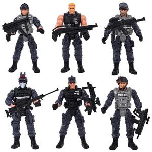 فیگور مدل SPECIAL POLICE کد 106-5898 مجموعه 6 عددی