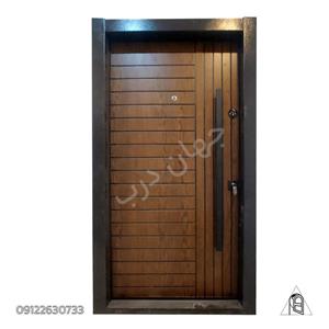 درب ضد سرقت روکش راش طرح دلسا