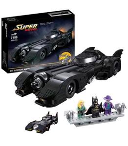 لگو و اسباب بازی ساختنی ماشین سوپر هیروز ماشین بت من (بت موبیل)...