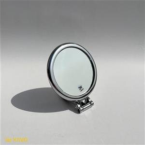 آینه آرایشی KING مدل تو‌کیفی سه‌کاره گرد 7x