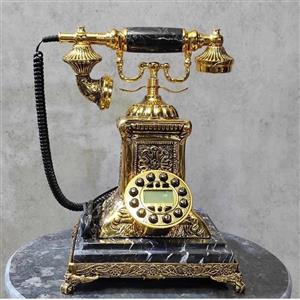 تلفن لاکچری برنز با پایه سنگ درجه یک 