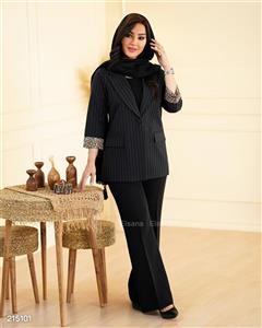 کت مدل نوژه کد 2151 مشکی سایز 1