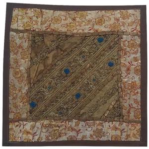 وسط میزی کوچک عسلی کد SER۱۰۸ سرمه دوزی ظریف و زیبا  آستردار