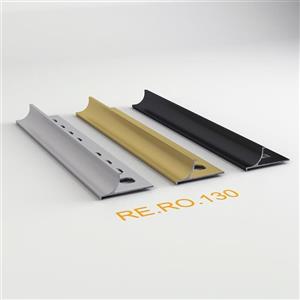 پروفیل آلومینیوم کنج لبه گِرد داخلی 12.5 میل