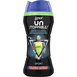خوشبو کننده لباس لنور Lenor مدل Unstoppables Sport – با رایحه خنک و انرژی‌زا – مناسب لباس ورزشی | حجم 210 گرم