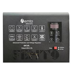 استابلایزر فمتوالکتریک مدل هوشمند کد STAB-4000 ظرفیت 4000 ولت آمپر