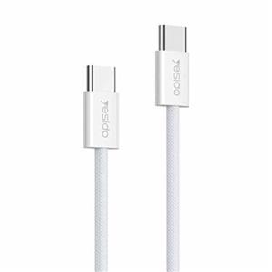 کابل تبدیل فست شارژ Yesido CA163 Type-C to Type-C PD 60W 1.2m