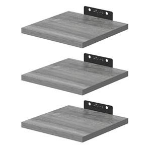 شلف دیواری دینیال مدل هرمی DN1515 مجموعه سه عددی