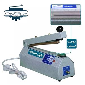 دستگاه پرس دوخت و برش طول 40cm عرض دوخت 2mm