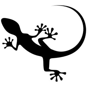 برچسب UVDTF ضدخش و ضدآب مدل مارمولک