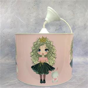 لوستر کودک مدل دختر و خرگوش به همراه آباژور 