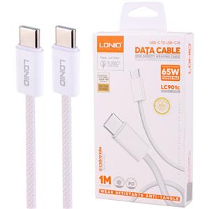 کابل تبدیل فست شارژ Ldnio LC901C Type-C to Type-C PD3.0 QC3.0 65W 1m