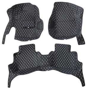 کفپوش 5 بعدی خودرو مدل چرم گلدوزی مناسب برای تارا