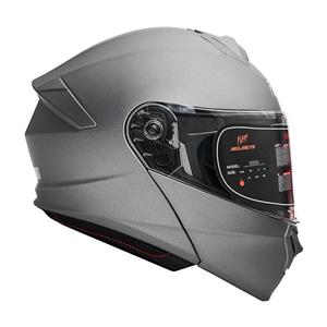 کلاه کاسکت فک متحرک فلش مدل 935Ssv titanium gray