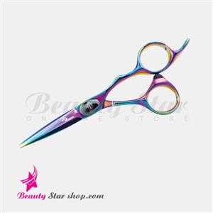 قیچی کوتاهی و کات مو پریمیوم رزونال هفت رنگ مدل P-790 سایز 5 اینچ