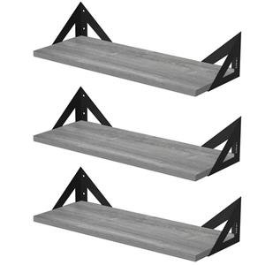 شلف دیواری دینیال مدل مثلثی کد DN4015 مجموعه سه عددی