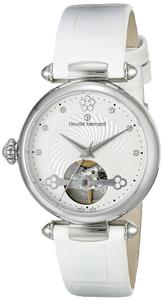 Claude Bernard Women's 85022 3 APN Dress Code Analog Display Swiss Automatic White Watch