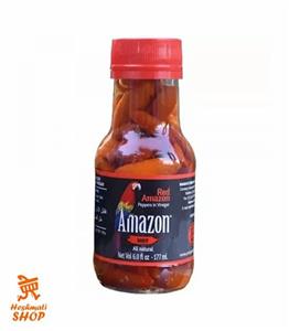 ترشی فلفل قرمز هات امازون 178 میلی لیتر