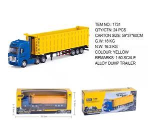 ماکت فلزی تریلی برند HUINA آیتم 1731