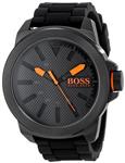 HUGO BOSS Orange Men's 1513004 New York Black Stainless Steel Watch