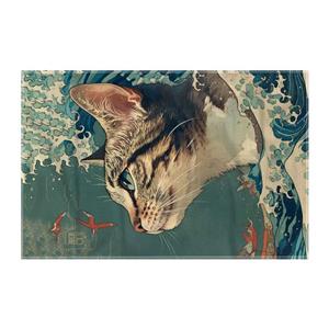 کاغذ کادو ترمه طراحان ایده مدل گربه دریایی کد strm1101