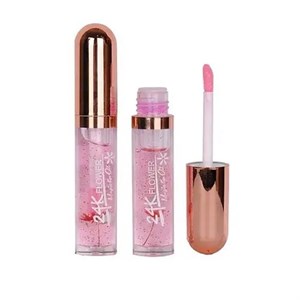 برق لب درخشان گابرینی ذرات طلای 24K 