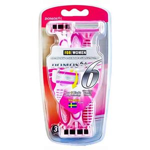 ژیلت دوموس شش لبه 3عددی زنانه