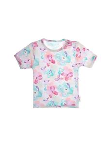 تی شرت نخی طرح دار نوزادی دخترانه - بی بی ناز Baby Girls Cotton Patterned T-Shirt - babynaz