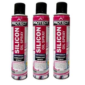 اسپری روان کننده قالب پروتکت اسپریز ناب آدینه  مدل silicon حجم 300 میلی لیتر